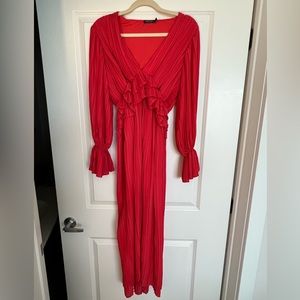 NastyGal Long Sleeve Formal Dress